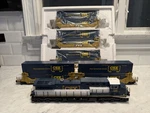 Mth 20-20395 Csx O Scale Premier AC4400 Diesel Twin-stack Freight Set. Fixed Price $1725.00.