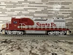 Williams By Bachmann GP-38 Powered Locomotive Sante Fe #161 Train Engine 21211. Fixed Price $275.00.