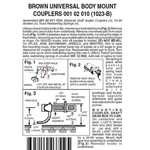 Micro Trains Scale New Brown Universal Bmc Pr (1025-1B) 00102010. Fixed Price $12.23.