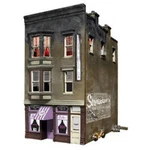 Woodland Scenics BR5051 Ho Scale Betty's Burning Building Assembled Built Up. Fixed Price $76.89.