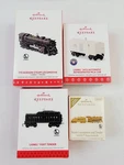 Hallmark Keepsake Lionel Train Lot Of 4 Ornament 773 Hudson Locomotive Milk Car. Fixed Price $42.69.