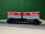 Lionel Nyc Flatcar W/pacemaker Trailers Gauge New Nice. Fixed Price $50.00.
