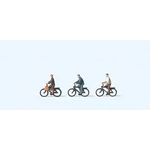 Cyclists (3) Figure Set Preiser 79087. Fixed Price $24.66.
