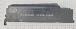 American Flyer PA9312 Diecast New York Central System Tender Shell Missing Parts. Fixed Price $8.00.