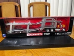 New Ray Long Hauler Kenworth W900 1/43RD Scale Car Red Cab W/flames 15213. Fixed Price $29.99.