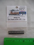 Ngineering N1021-10, 2X3 Super White Led, Light, Pack, Ho Scale. Fixed Price $10.99.