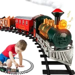 Electric Train Set For Kids Ages 4-8 One Size, Red. Fixed Price $35.10.