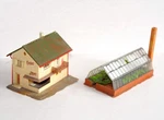 Faller B-220 Model Flower Shop Florist Horticulture + Greenhouse, Nursery. Fixed Price $69.51.