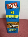 Atlas Ho Scale Motoring Slot Car Racing Roadway Pier Set 10 Pieces New Box. Fixed Price $13.89.