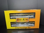 Mth Railking 30-67446 Chesapeake & Ohio 60' Streamlined Passenger 4-CAR Set Lnib. Fixed Price $295.00.