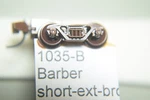 1035-B 4 Pairs Of Authentic Micro-trains Barber Brown Trucks W/short Ext Used. Fixed Price $59.95.