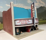 Ho Scale Walthers 933-2771 Rivoli Theatre- Built And Ready- Just Plug Lights. Fixed Price $40.00.