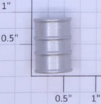 American Flyer 42300-23 / PA13A021 S Large Aluminum Oil Drum (12). Fixed Price $16.80.