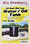 Ho Scale Rix Products 628-0500 29' Flat Top Water/oil Tank Kit. Fixed Price $11.95.