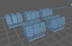 Scale 1/160 Lobster Traps 5 Sets Of N1027 Whistle Stop Models. Fixed Price $6.25.