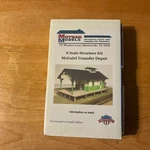Scale Motrak Models 13300 Mcguirl Transfer Depot - Wood Kit Sealed Box. Fixed Price $34.95.