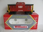 Williams O/O-27 Lighted Norfolk Western N&w N5C Porthole Caboose #115 Ex. Fixed Price $24.99.