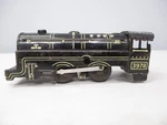 Marx 3978 British Loco Black, White Litho, Electric Motor Gauge X8261. Fixed Price $99.00.