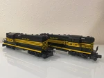 Nickel Plate Road Double Headed GP-7 Diesels # 6-18505. Fixed Price $325.00.