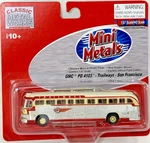 1:87 Ho Cmw Mini Metal #32111 Gmc Pd 4103 - Trailways San Francisco. Fixed Price $21.50.