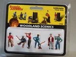 Woodland Scenics Scale Lumberjacks 6 Figures Men Cutter Mill WDS2735 New. Fixed Price $19.94.