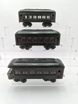 Lionel Prewar New York Central Pullman Passenger Cars 2-610 & 612 3. Fixed Price $81.89.