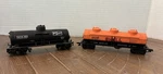 Lot Of 2 Bachmann Ho Scale Tank Cars Shell North American. Fixed Price $16.99.