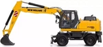 New Holland WE170E Pro Wheeled Excavator - Motorart 1:50 Scale Model #13787. Fixed Price $149.95.