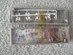 Lot Of Vintage Scale Merten Figures Boxes 2407 10 Cattle And 2264 3 Work. Fixed Price $23.00.