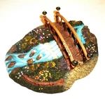 Hawthorne Village: Sweetheart Bridge #79732 Original Styro Package! Ex!. Fixed Price $20.00.