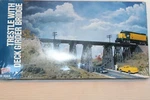 Ho Scale Walthers Trestle With Deck Girder Bridge Kit, #933-3147 Bnos. Fixed Price $54.40.
