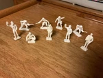 Vintage 1960'S Figures By Deluxe Reading For Their Operation X-500 Playset. Fixed Price $20.00.