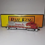 Rail King Mth RK-2004 Gauge DASH-8 Diesel Locomotive 3 Santa Fe #560. Fixed Price $139.99.