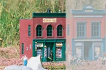 Piko 62219 G Scale Davids Barber Shop Kit. Fixed Price $169.99.