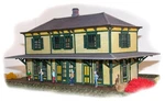 Scale Architect 10013 Central Of New Jersey Standard 2-STORY Station Kit. Fixed Price $82.60.