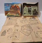 Kibri Scale Model Kit 2 Houses On The Wall Schwabisch #7146 Open Box Complete. Fixed Price $31.11.