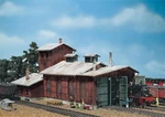 Faller H0 120161 Building Kit Locomotive Shed, 2-STALL 1:87. Fixed Price $78.41.