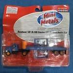 Mini-metals 31122 Roadway Express Ih R-190 Tractor & 32' Flatbed Trailer Set, Ho. Fixed Price $19.99.