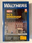 Walthers Cornerstone #933-3471 Scale Vic's Barbershop Kit. Fixed Price $29.99.