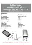 Golden Spike Hobbies X 3MM Speaker Ohm GS16093W. Fixed Price $9.89.