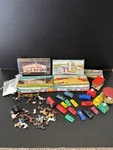 Vintage Plasticville Lot Of Buildings And Accessories. Fixed Price $70.00.