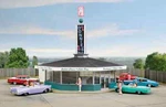 Donnie's Drive In Cafe 1950S Era Deluxe W/leds Ho Scale Plastic 933-3474 New Kit. Fixed Price $109.95.
