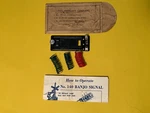 Lionel 140-59 Banjo Signal Instruction Sheet & 145C Contact Original Envelope. Fixed Price $20.00.