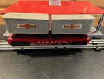 Lionel Post-war #6430 Flatcar With Cooper-jarrett Vans. Gauge. See Pictures. Fixed Price $38.99.