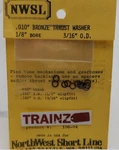 Nwsl 106-04 .010" Bronze Thust Washer 1/8" Bore 3/16" O. D. (pack Of 12). Fixed Price $5.94.