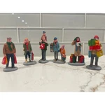 Lemax Holiday Shoppers Village People Figurines Town Figures Set Of 6. Fixed Price $20.00.