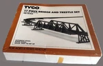 Tyco 17 Piece Bridge & Trestle Set Ho Scale Open Box. Fixed Price $11.99.