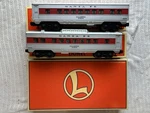 Lionel 6-11930 2404-5 Warbonnet Passenger Car Two Pack Atsf (good). Fixed Price $59.99.