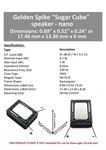 Golden Spike Hobbies Sugar Cube Speaker Nano Ohm GS1511H68. Fixed Price $15.83.