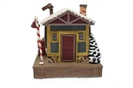 The Bradford Exchange Hawthorne Village Switchman Santa Train Station 2005. Fixed Price $13.99.
